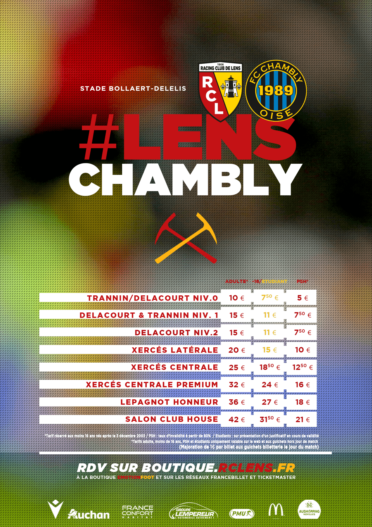 Assistez à Lens - Chambly billetterie tarifs rclens Assistez à Lens - Chambly billetterie tarifs rclens