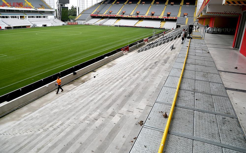 Travaux stade Bollaert-Delelis tribune debout Travaux stade Bollaert-Delelis tribune debout