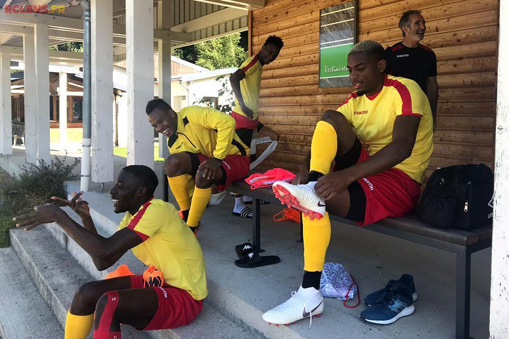 Entraînement du jour : Massadio Haïdara, Kevin Fortuné, Souleymane Diarra et Thomas Ephestion