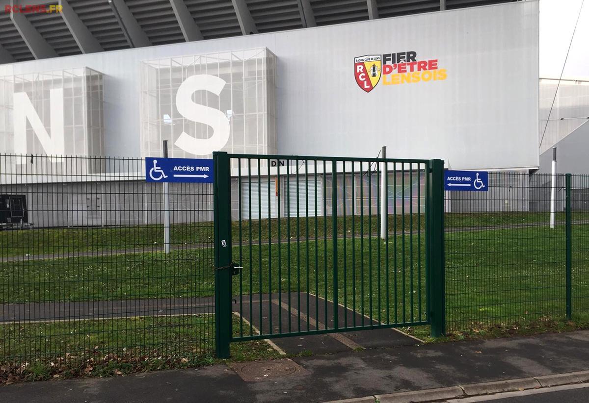 Accès PMR stade Bollaert-Delelis Accès PMR stade Bollaert-Delelis