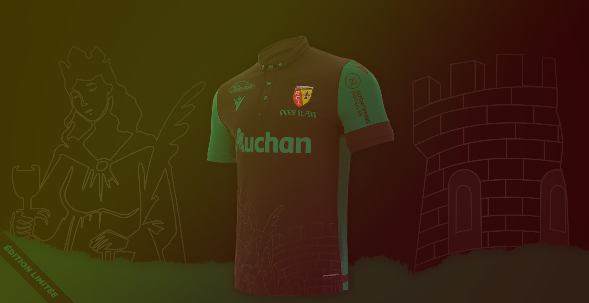 maillot lens vert