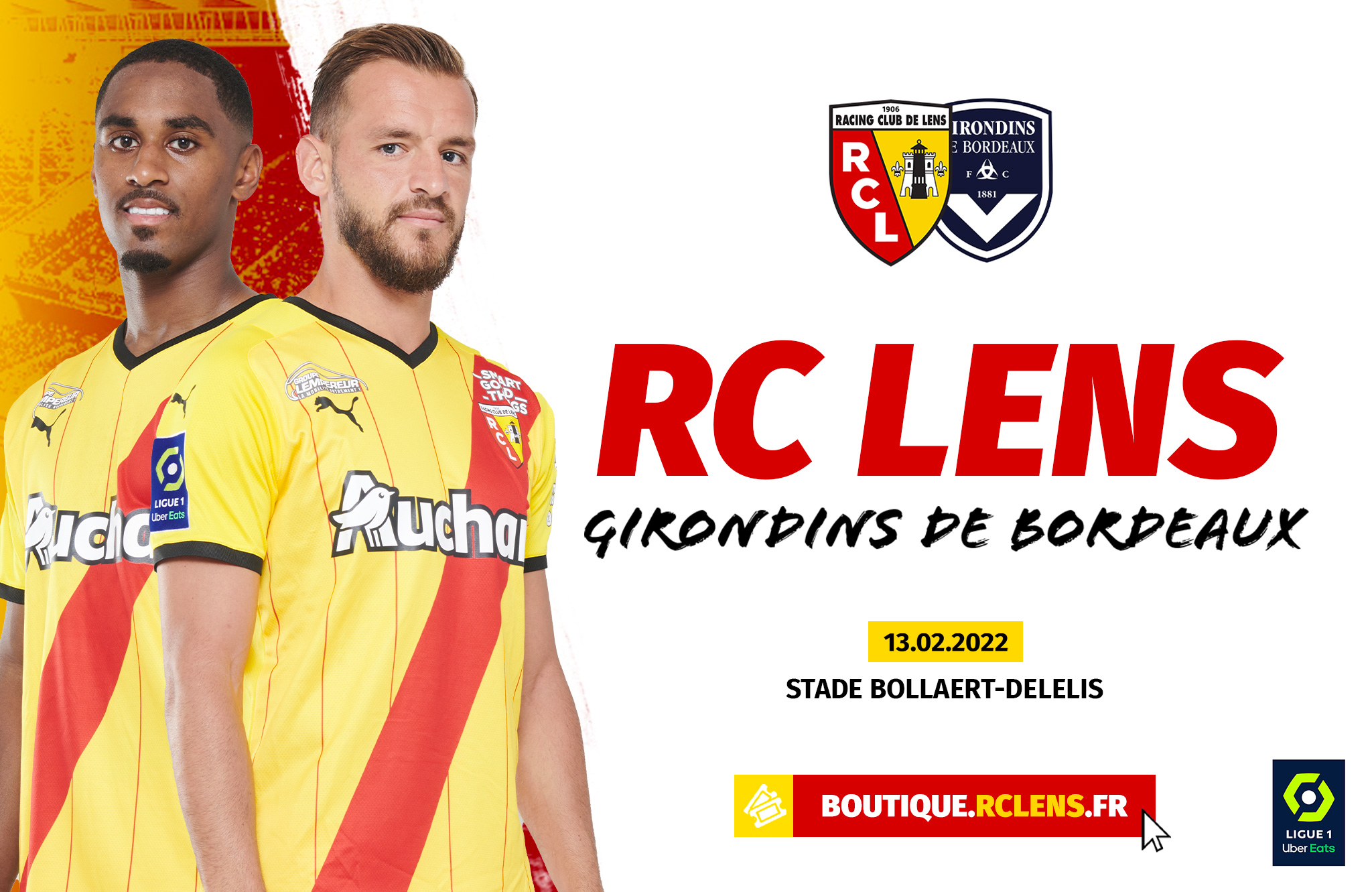 Billetterie : RC Lens-FC Girondins de Bordeaux Billetterie : RC Lens-FC Girondins de Bordeaux