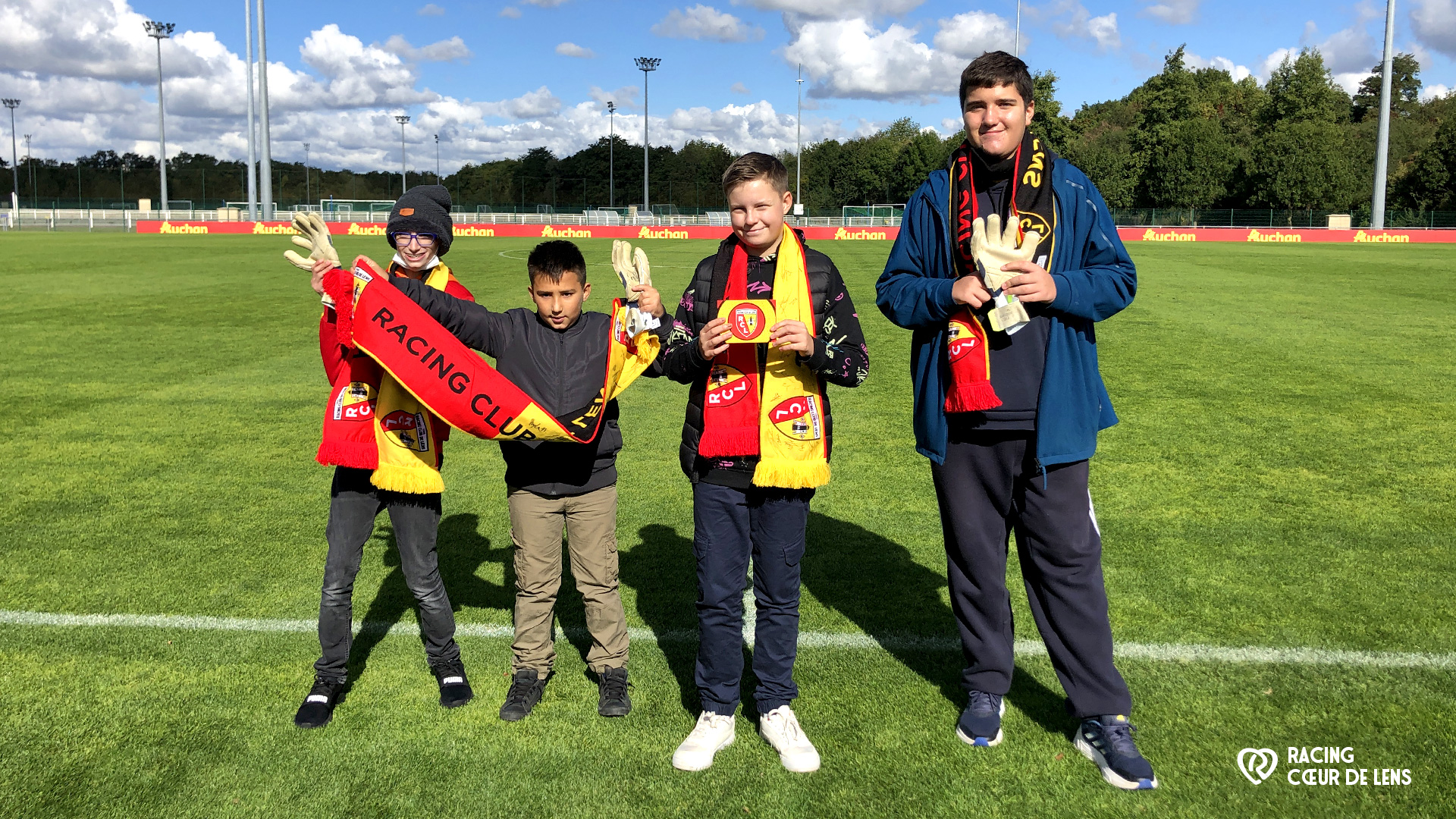 Racing Cœur de Lens entraînement enfants RC Lens Racing Cœur de Lens entraînement enfants RC Lens