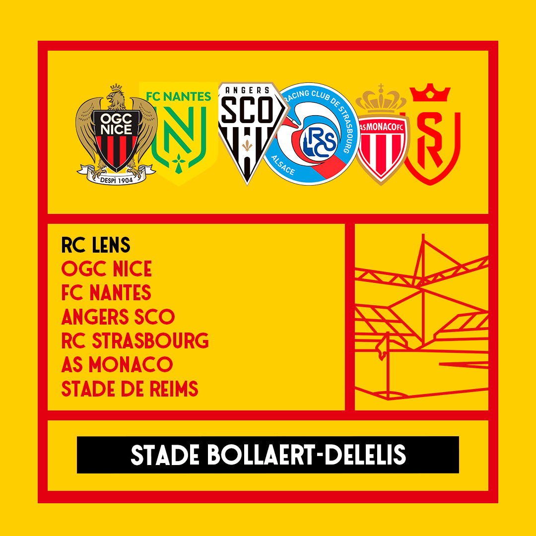 Billetterie RC Lens Stade Bollaert-Delelis Nice Nantes Angers Strasbourg Monaco Reims Billetterie RC Lens Stade Bollaert-Delelis Nice Nantes Angers Strasbourg Monaco Reims