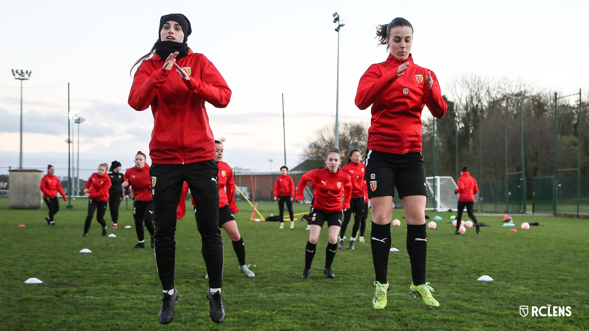Entraînement du RC Lens Féminin Entraînement du RC Lens Féminin