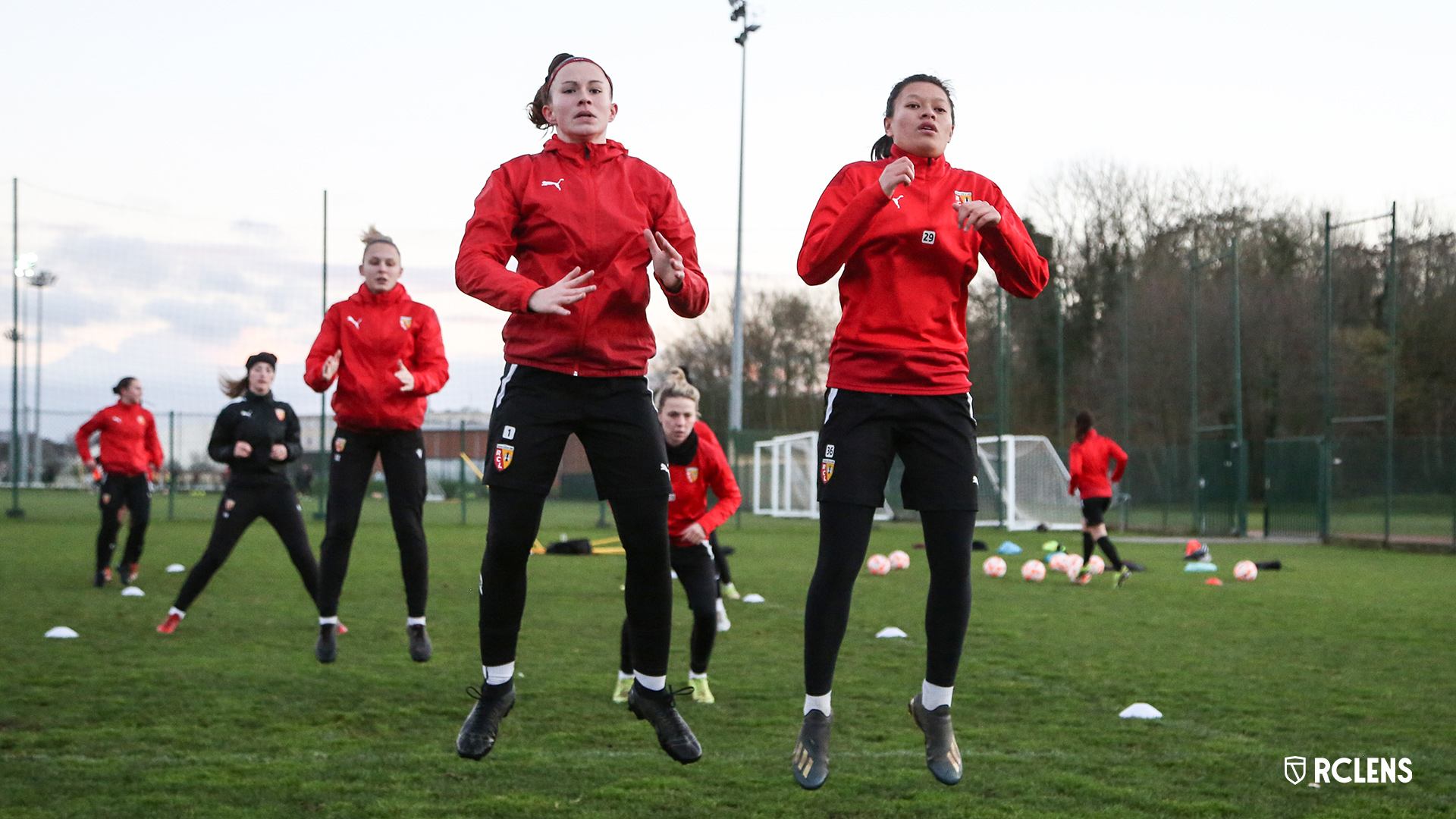 Entraînement du RC Lens Féminin Entraînement du RC Lens Féminin