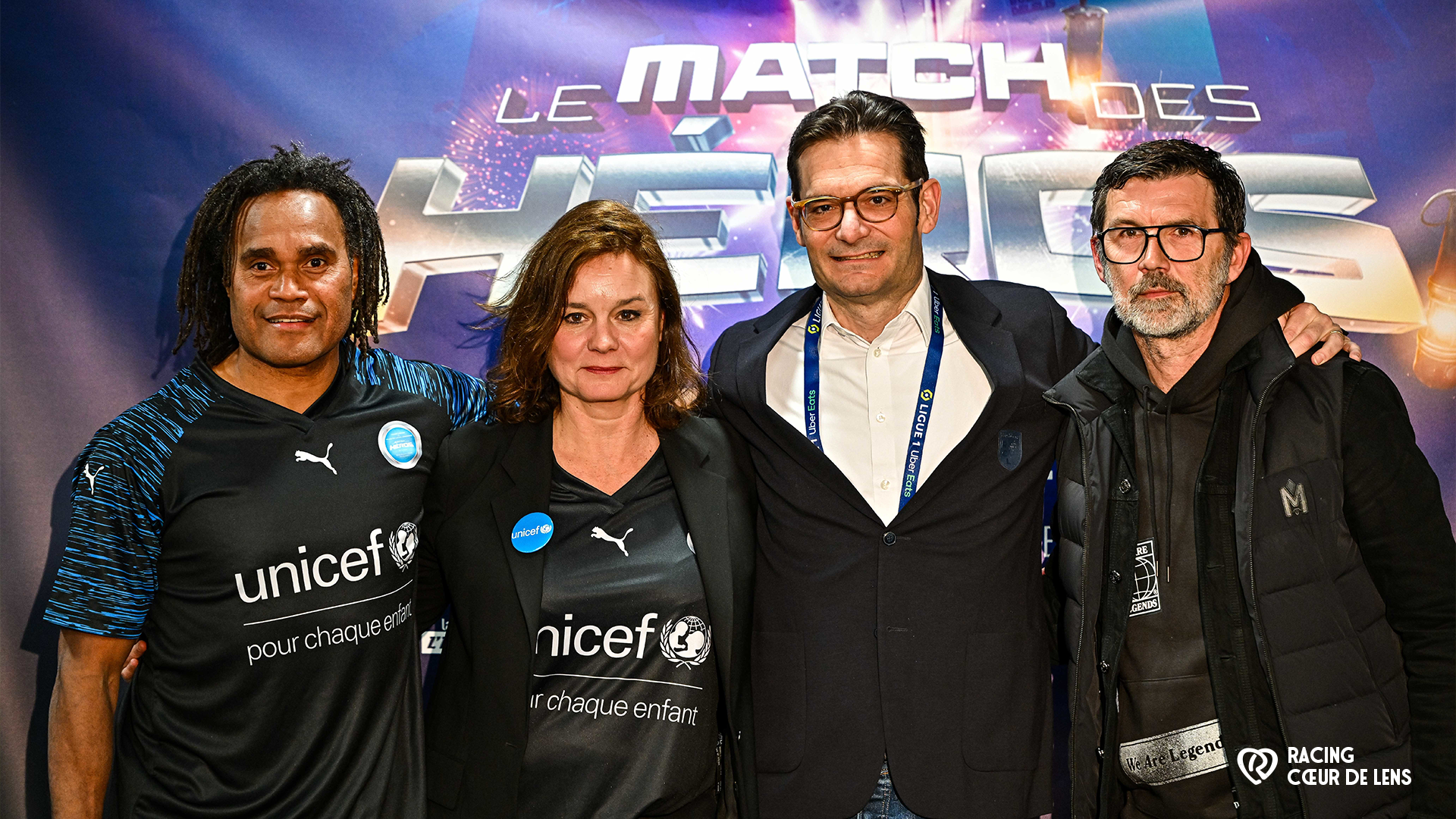 Conférence de presse Oughourlian, Sikora, Avril, Karembeu Unicef RCLens Match des Héros Conférence de presse Oughourlian, Sikora, Avril, Karembeu Unicef RCLens Match des Héros