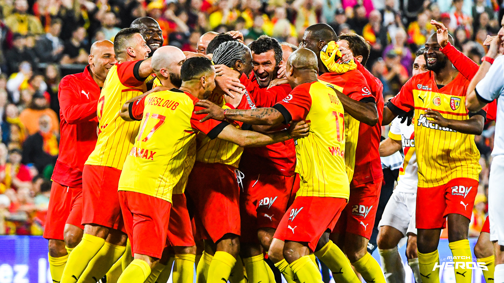 Match des héros RC Lens UNICEF Racing Cœur de Lens Match des héros RC Lens UNICEF Racing Cœur de Lens