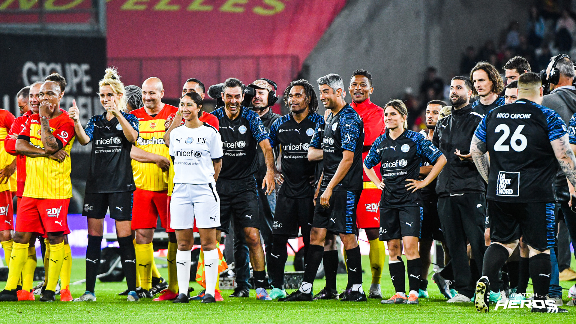 Match des héros RC Lens UNICEF Racing Cœur de Lens Match des héros RC Lens UNICEF Racing Cœur de Lens