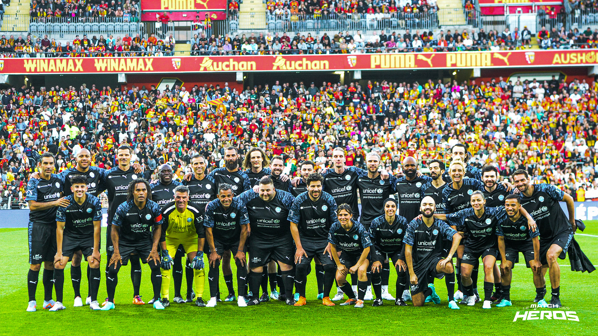 Match des héros RC Lens UNICEF Racing Cœur de Lens Match des héros RC Lens UNICEF Racing Cœur de Lens