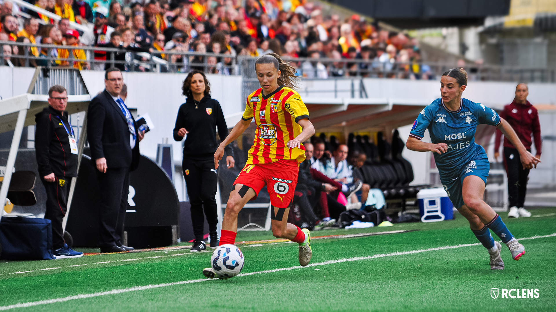 Louann Archier interview Sarah M'Barek RC Lens Féminin Louann Archier interview Sarah M'Barek RC Lens Féminin