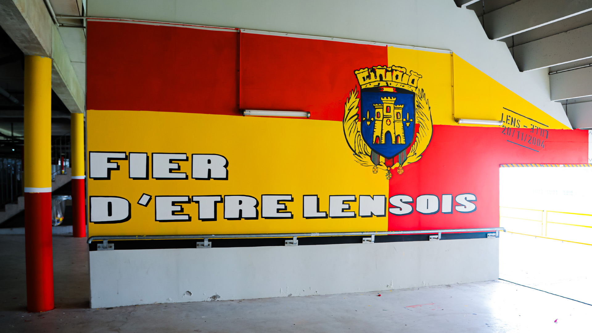 RC Lens Bollaert-Delelis Tribune Marek : Fier d'être Lensois RC Lens Bollaert-Delelis Tribune Marek : Fier d'être Lensois