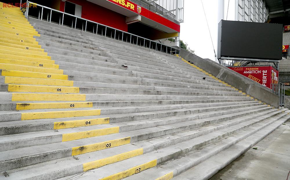 Travaux stade Bollaert-Delelis tribune debout Travaux stade Bollaert-Delelis tribune debout
