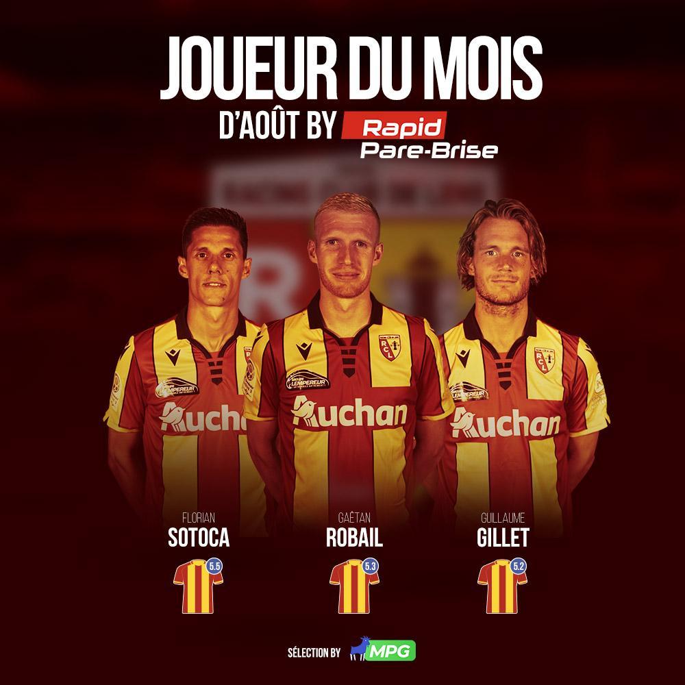 Joueur du Mois août 2019 rclens Joueur du Mois août 2019 rclens