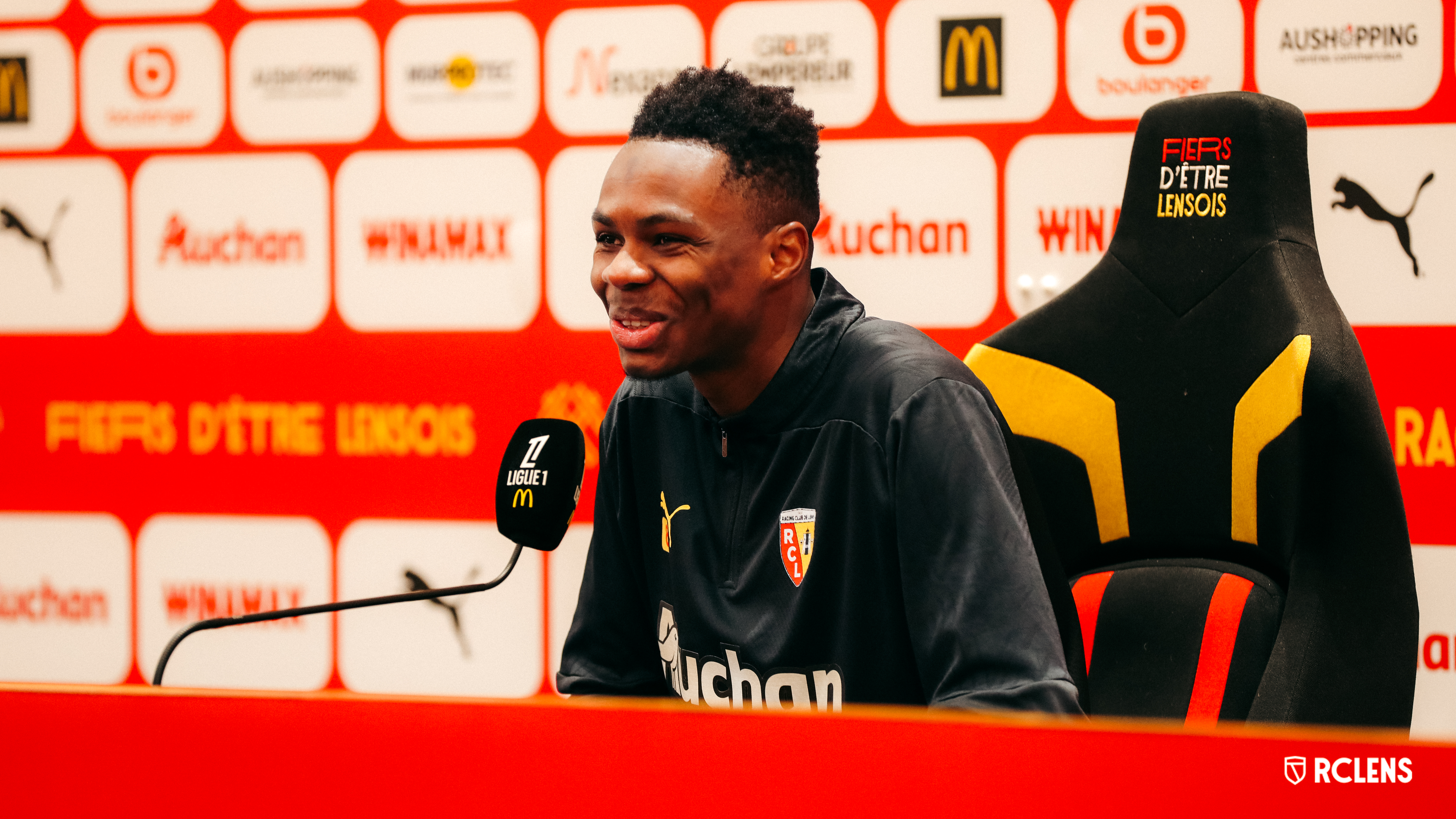 jour de conf RC Lens-Havre AC : Mamadou Sangaré jour de conf RC Lens-Havre AC : Mamadou Sangaré