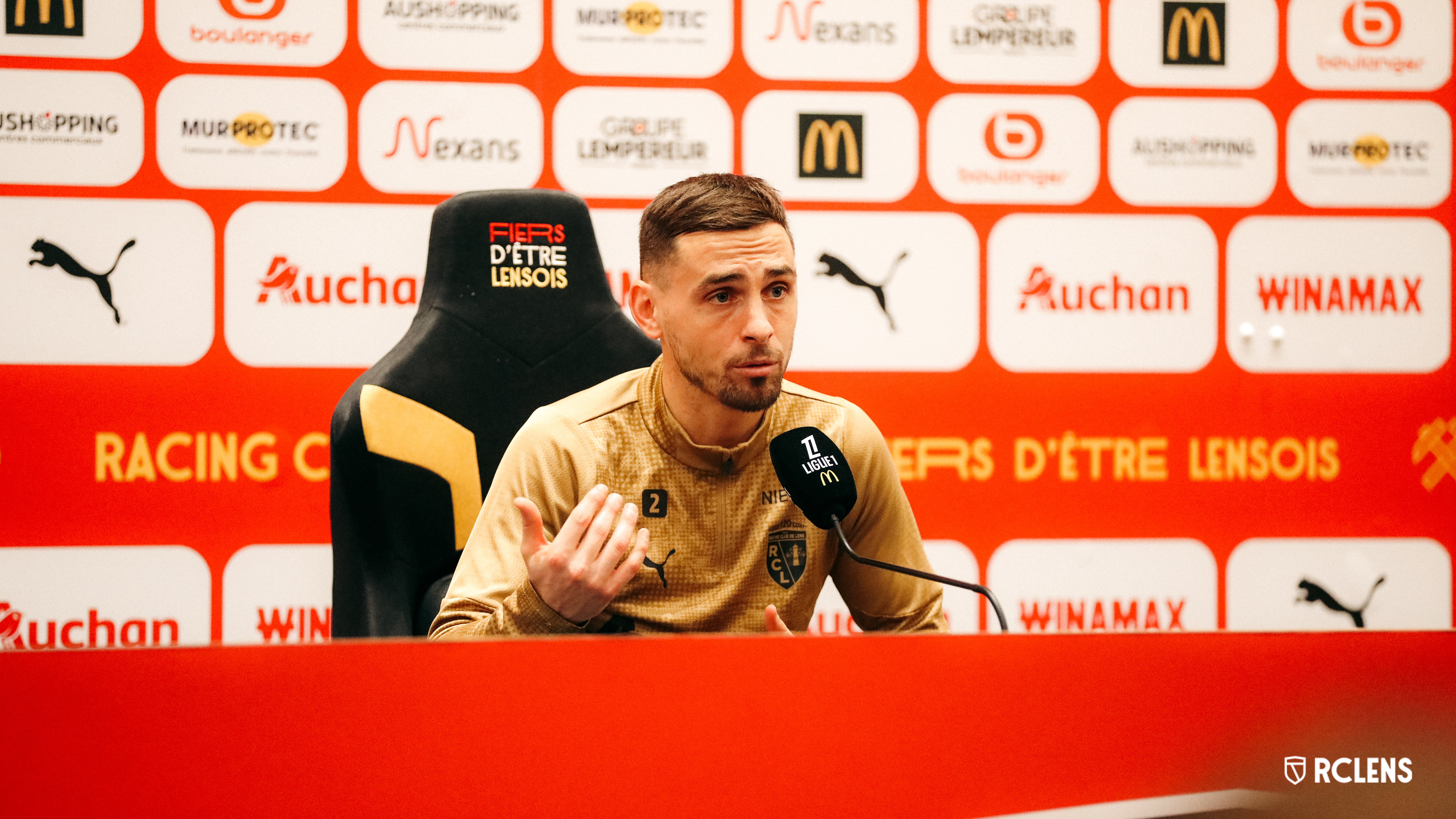 conf RC Lens-Aj auxerre ruben aguilar