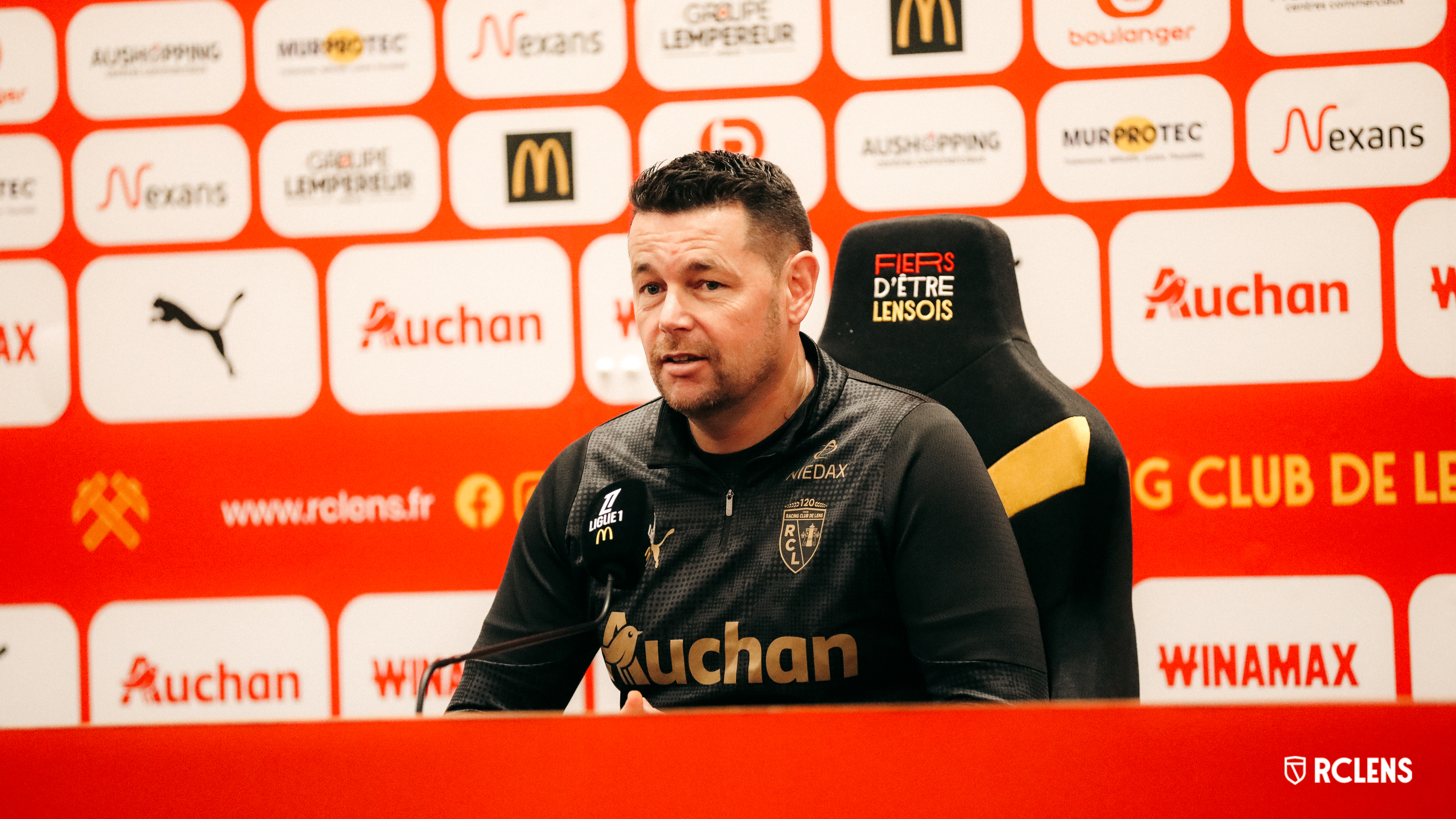 conf RC Lens-Aj auxerre pierre sage