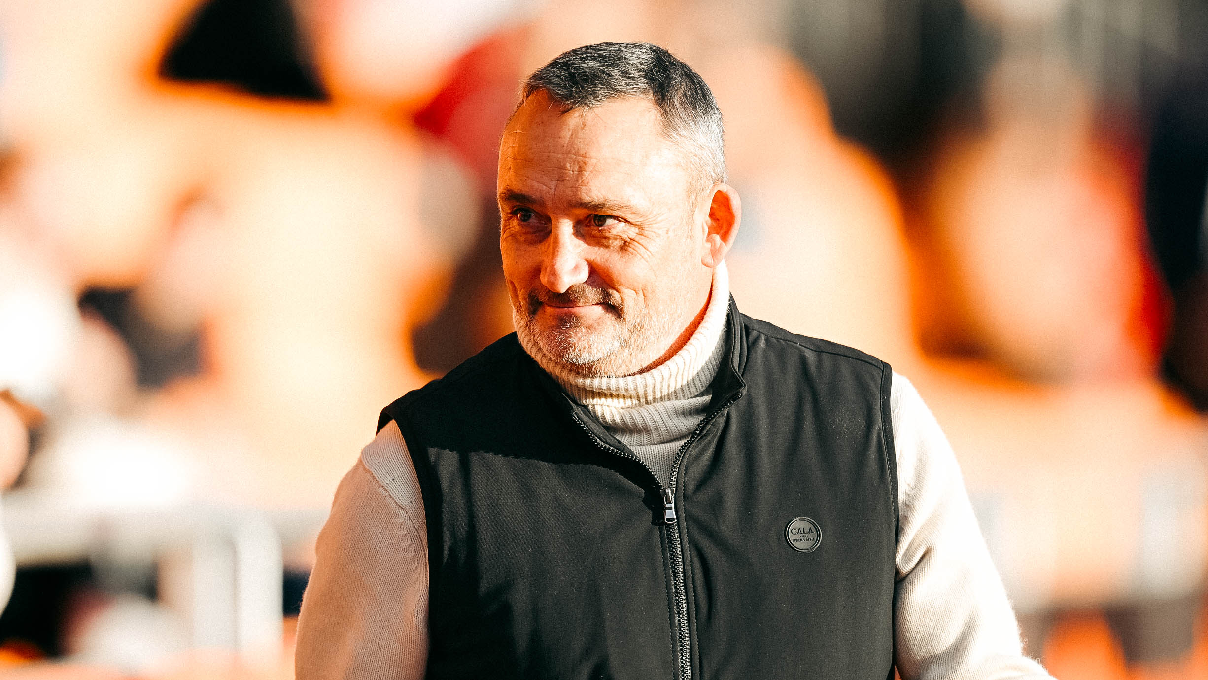 avant match RC Lens-OGC Nice Franck Haise 