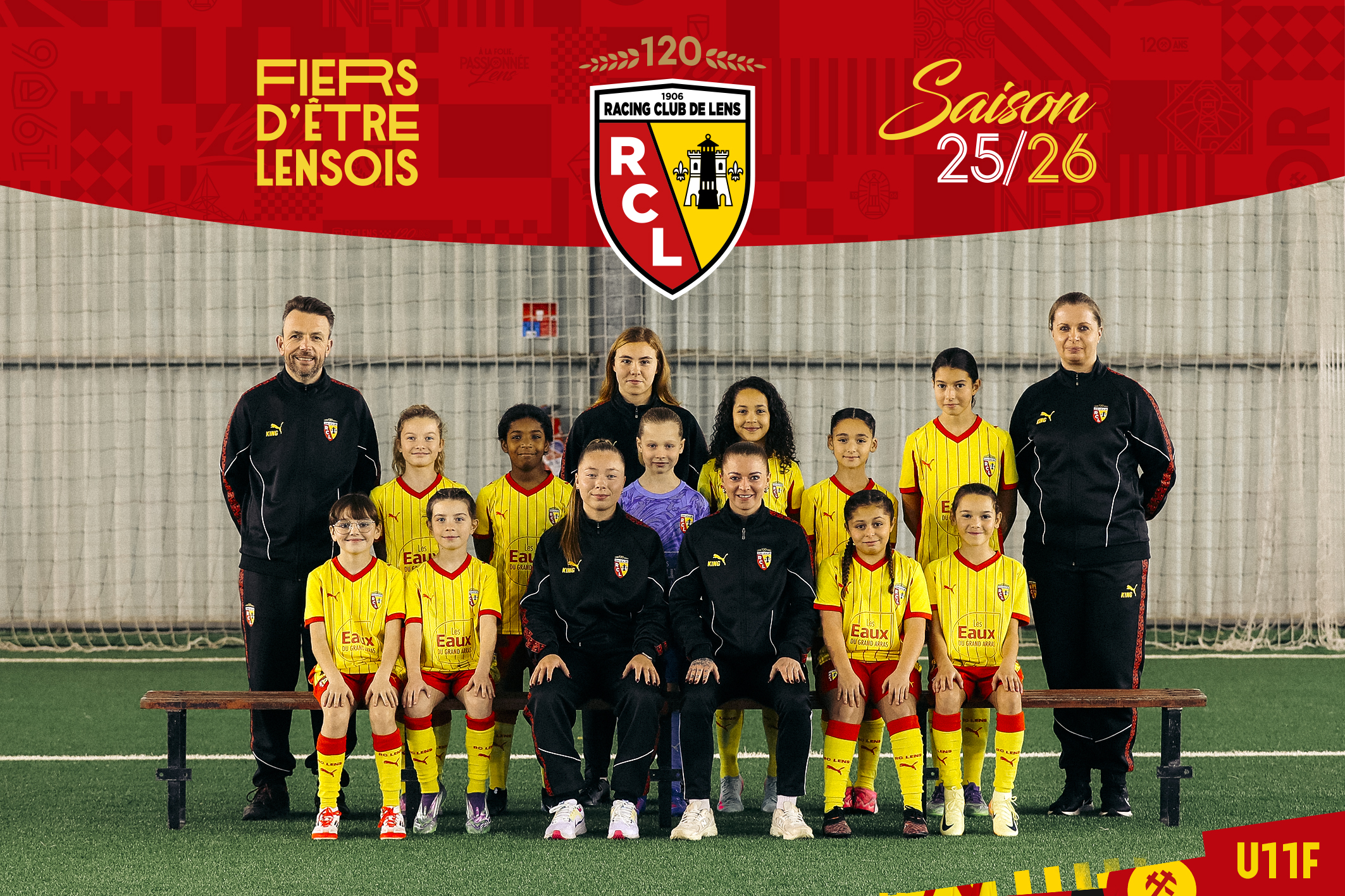 Photo officielle RC Lens Féminin 2025/26 U11