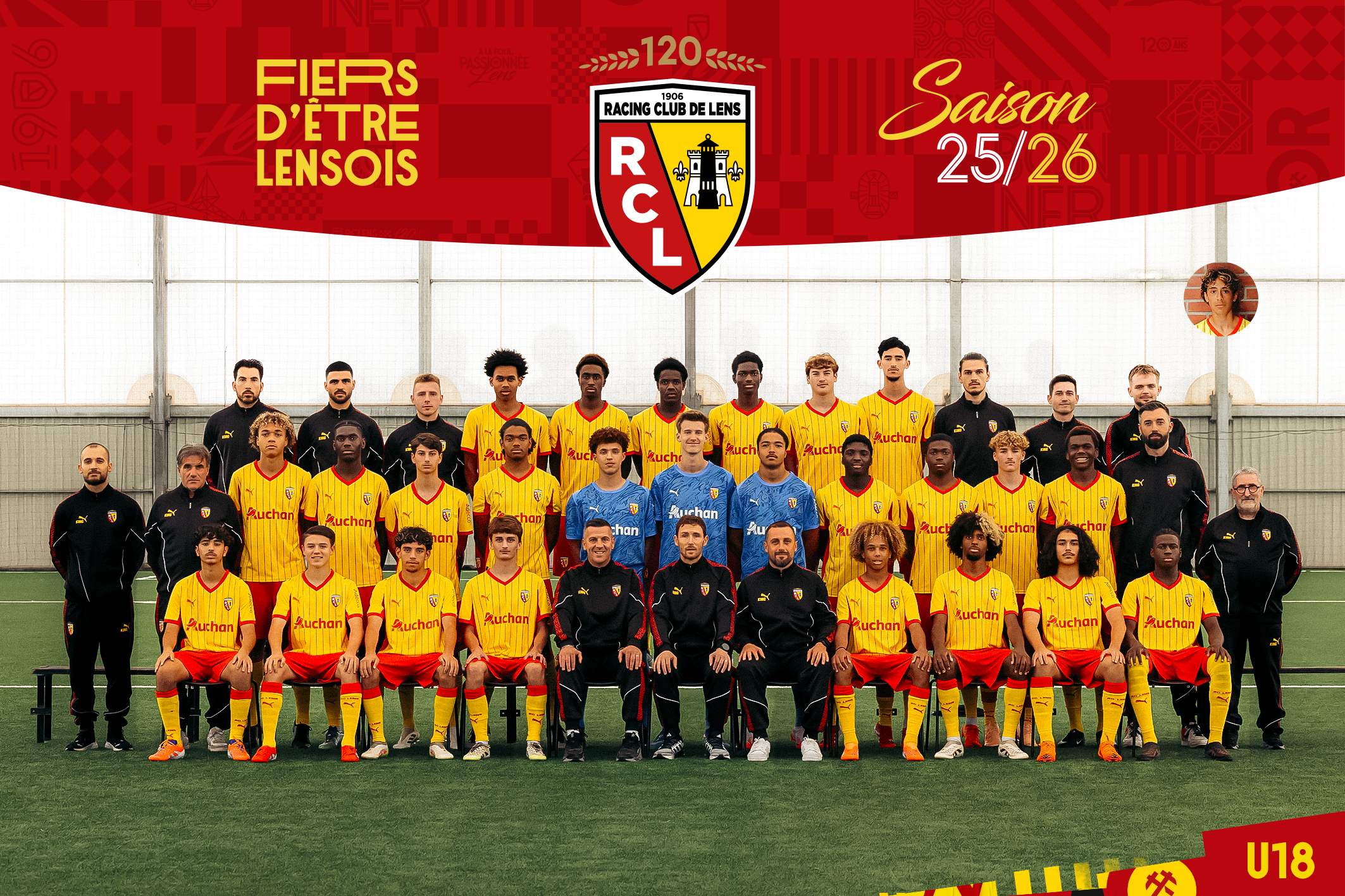 Photo officielle RC Lens U18 Made in Gaillette