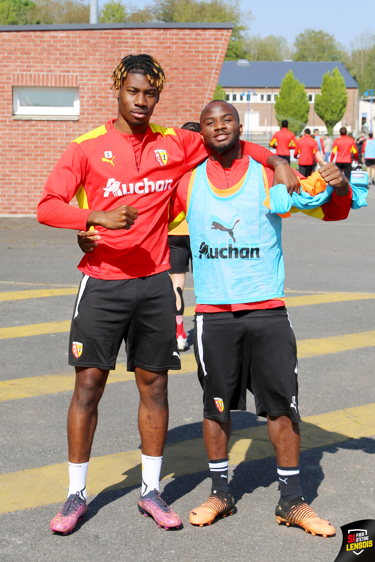 J-3 avant RC Lens-FC Nantes : Christopher Wooh, Ignatius Ganago J-3 avant RC Lens-FC Nantes : Christopher Wooh, Ignatius Ganago
