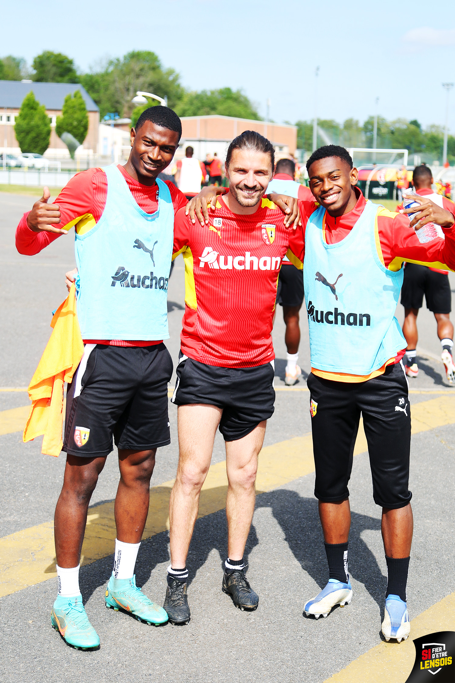 Avant le dernier déplacement de la saison : Ibrahima Baldé, Yannick Cahuzac, David Pereira da Costa Avant le dernier déplacement de la saison : Ibrahima Baldé, Yannick Cahuzac, David Pereira da Costa