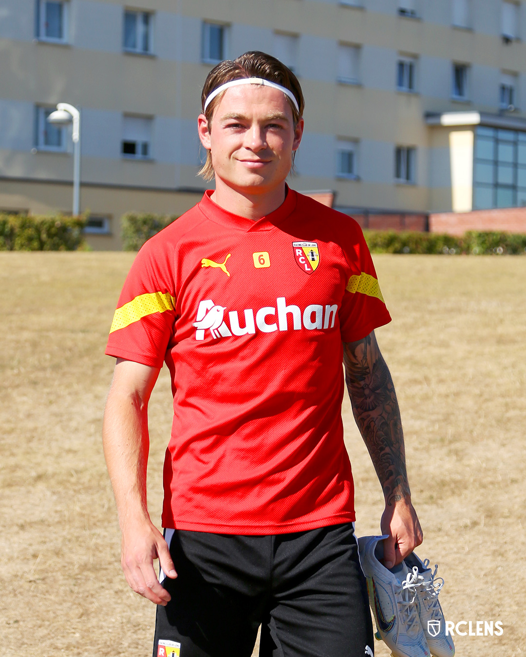 Entraînement RC Lens : Patrick Berg Entraînement RC Lens : Patrick Berg