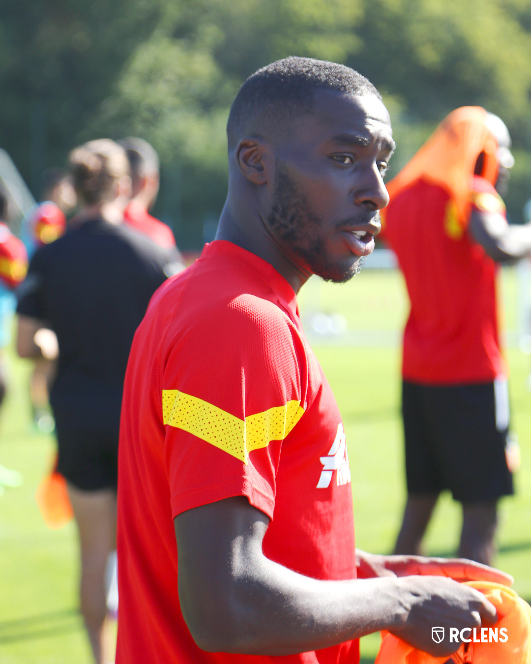 Entraînement RC Lens : Massadio Haïdara Entraînement RC Lens : Massadio Haïdara