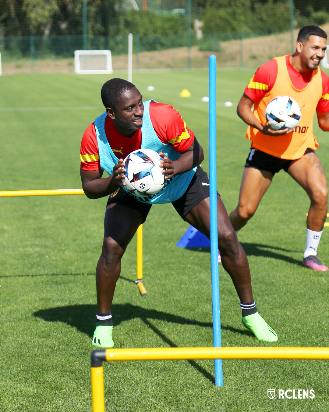 Entraînement RC Lens : Deiver Machado Entraînement RC Lens : Deiver Machado
