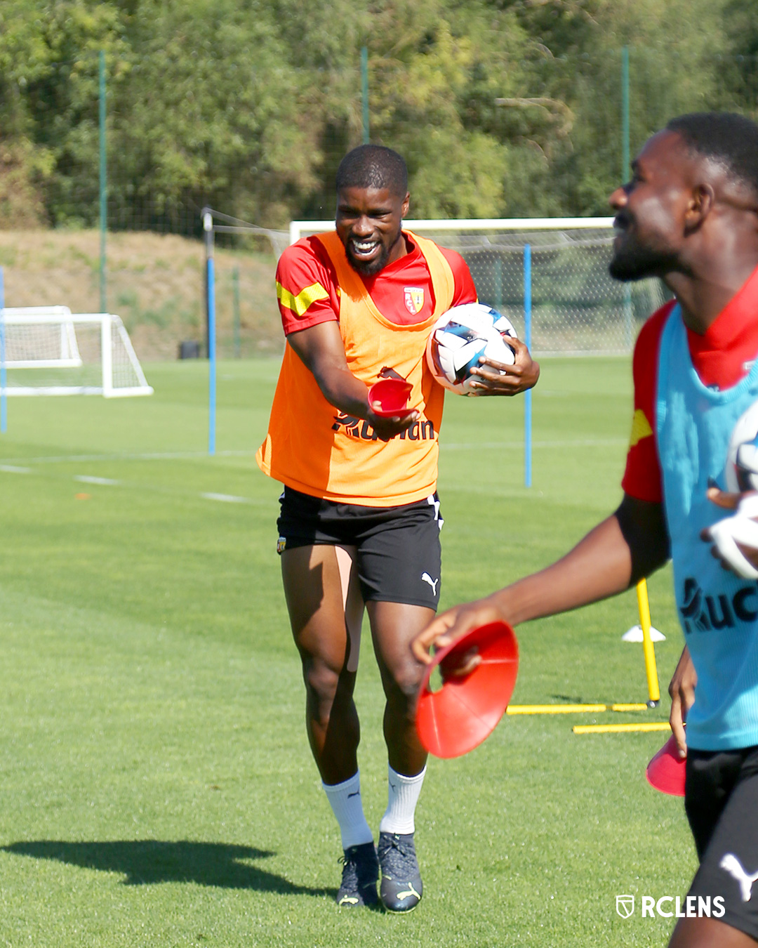 Entraînement RC Lens : Kevin Danso Entraînement RC Lens : Kevin Danso