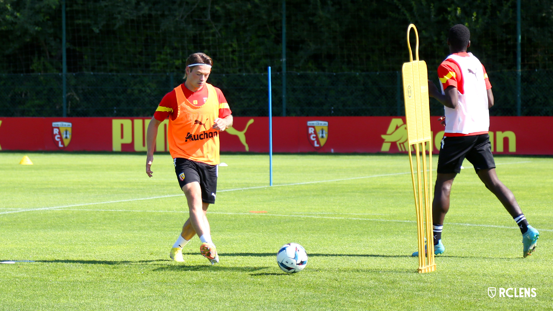 Entraînement RC Lens : Patrick Berg Entraînement RC Lens : Patrick Berg