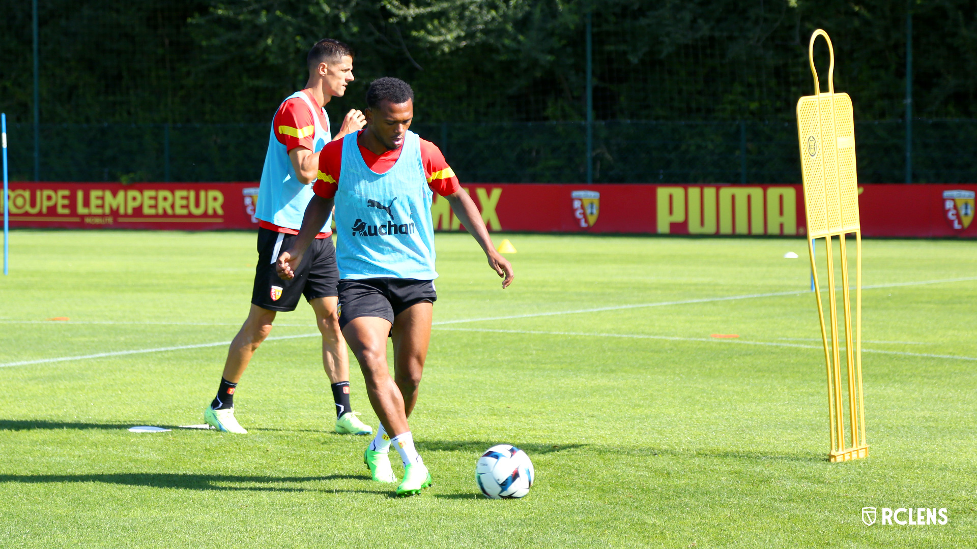 Entraînement RC Lens : Loïs Openda Entraînement RC Lens : Loïs Openda