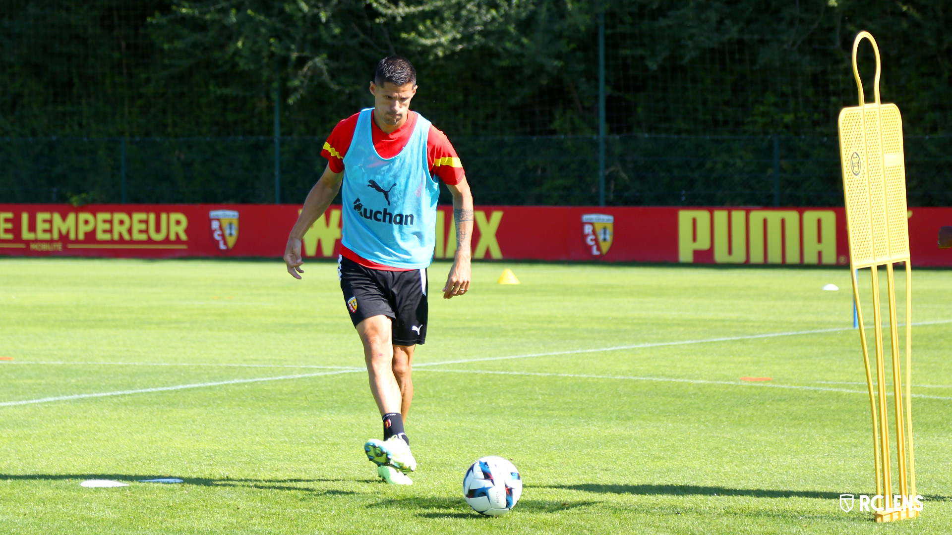 Entraînement RC Lens : Florian Sotoca Entraînement RC Lens : Florian Sotoca