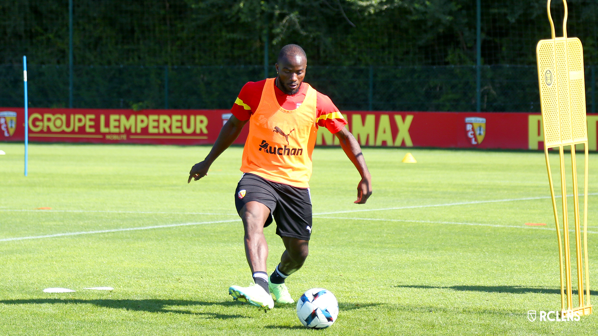 Entraînement RC Lens : Ignatius Ganago Entraînement RC Lens : Ignatius Ganago