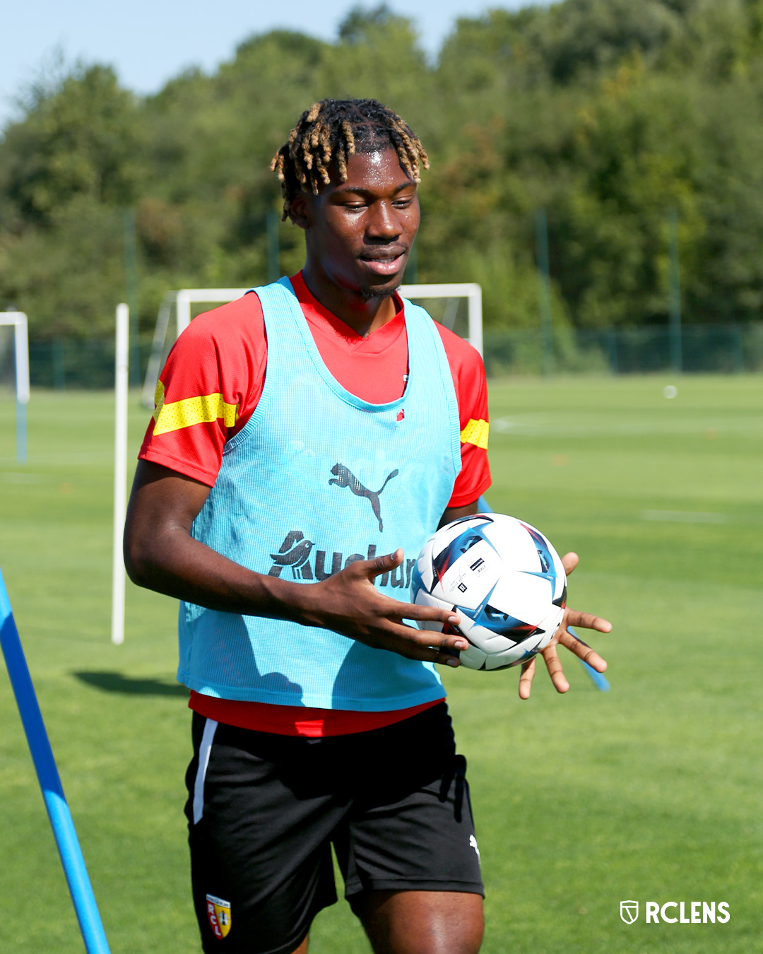 Entraînement RC Lens : Christopher Wooh Entraînement RC Lens : Christopher Wooh