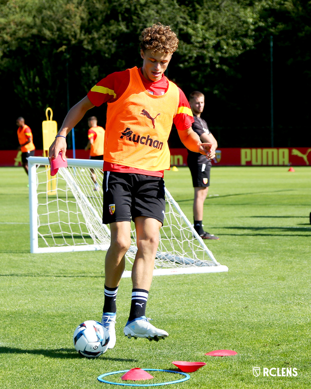 Entraînement RC Lens : Adrien Louveau Entraînement RC Lens : Adrien Louveau