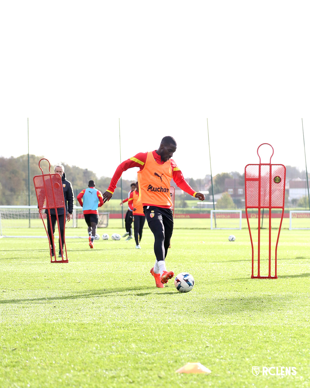 Entraînement RC Lens : Massadio Haïdara Entraînement RC Lens : Massadio Haïdara