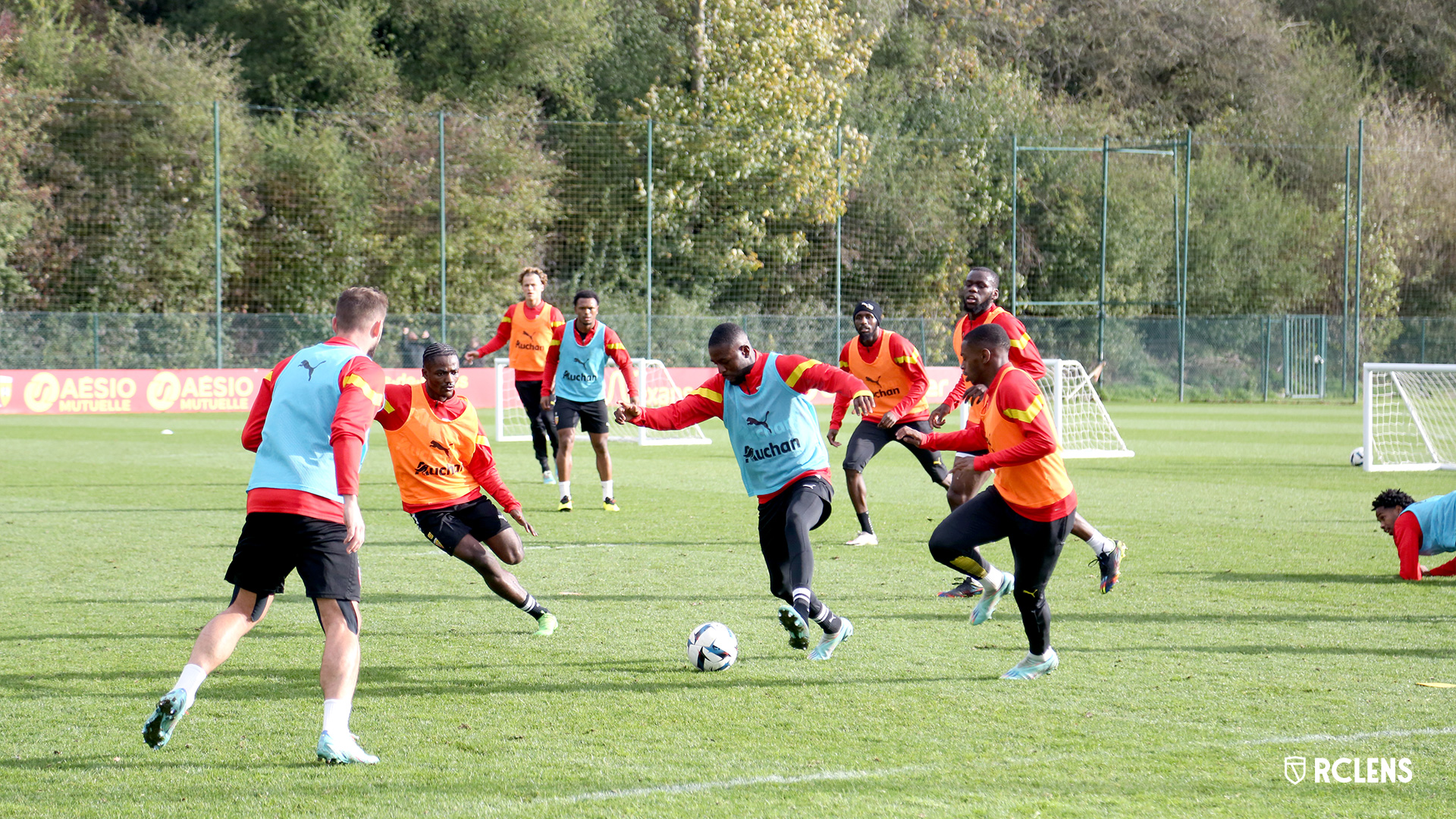 Entraînement RC Lens : Salis Abdul Samed Entraînement RC Lens : Salis Abdul Samed