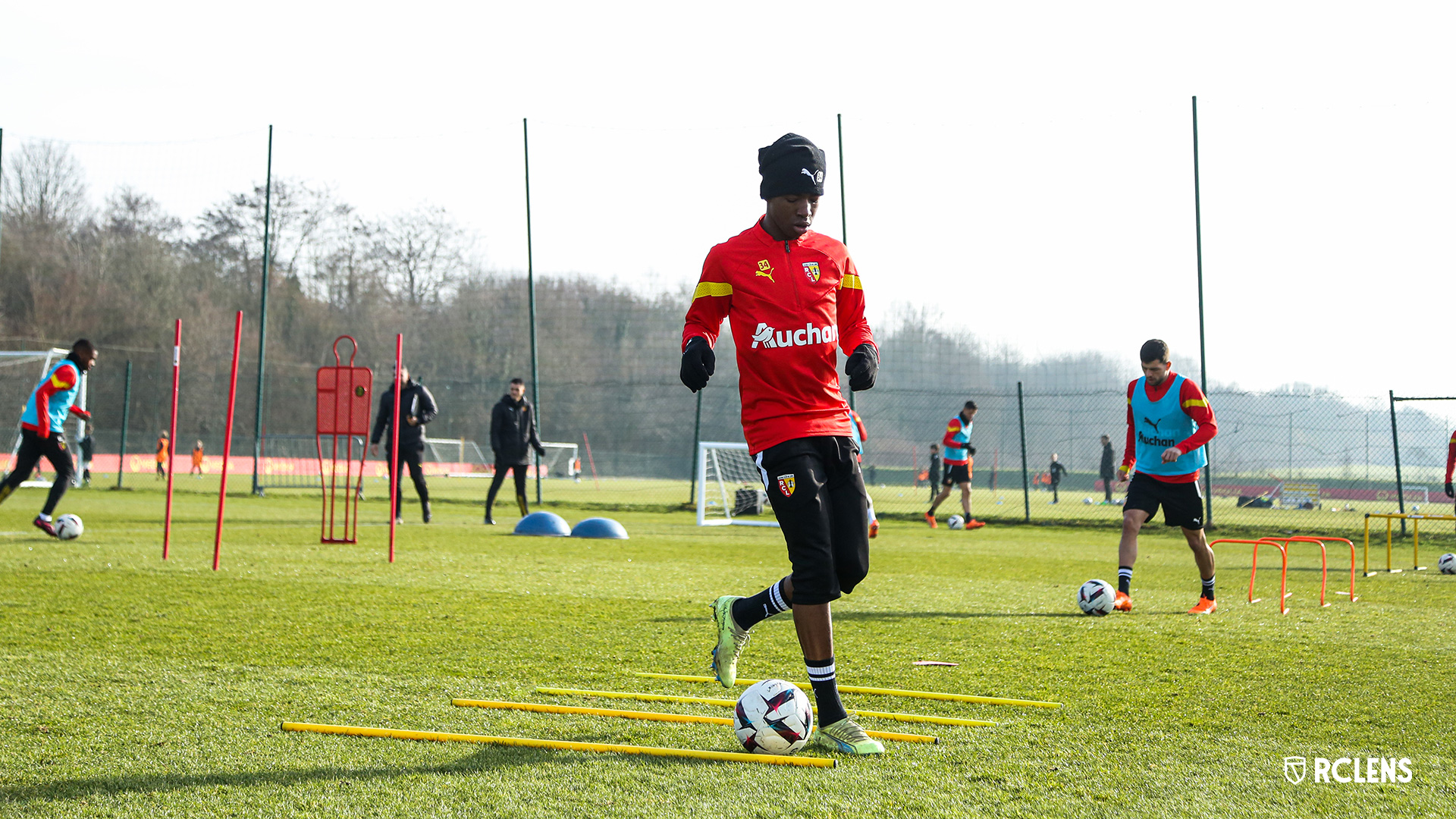 Entraînement RC Lens : Yaya Fofana Entraînement RC Lens : Yaya Fofana