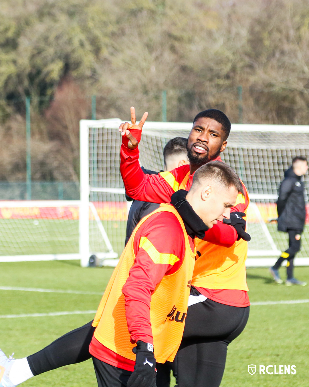 Entraînement RC Lens : Kevin Danso Entraînement RC Lens : Kevin Danso