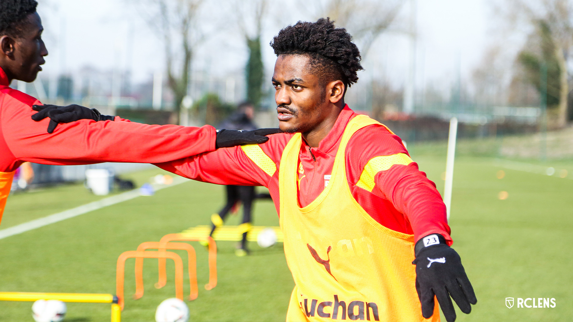 Entraînement RC Lens : Ismaël Boura Entraînement RC Lens : Ismaël Boura