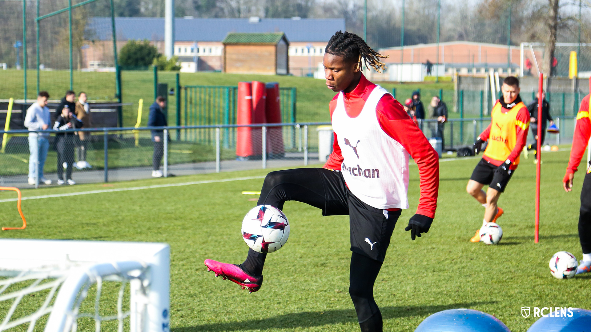 Entraînement RC Lens : Fodé Sylla Entraînement RC Lens : Fodé Sylla