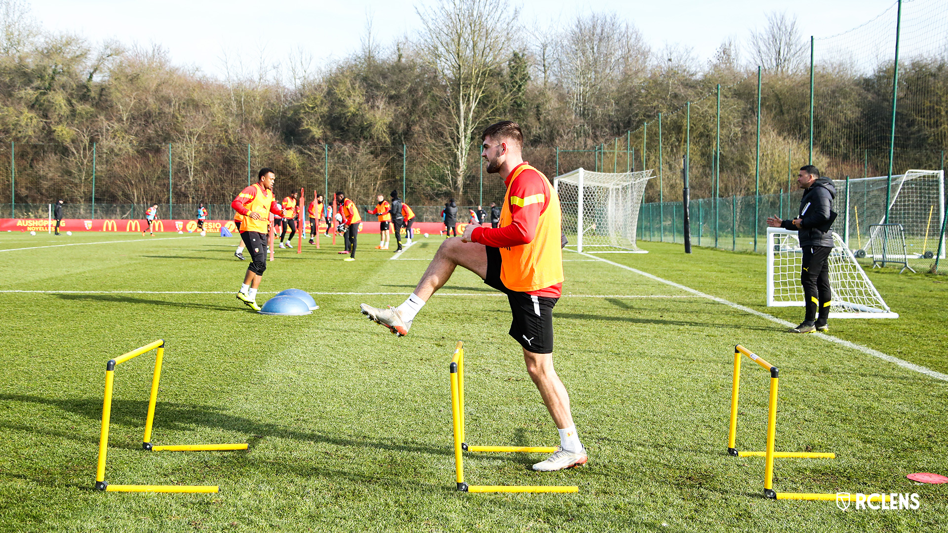Entraînement RC Lens : Lukasz Poreba Entraînement RC Lens : Lukasz Poreba