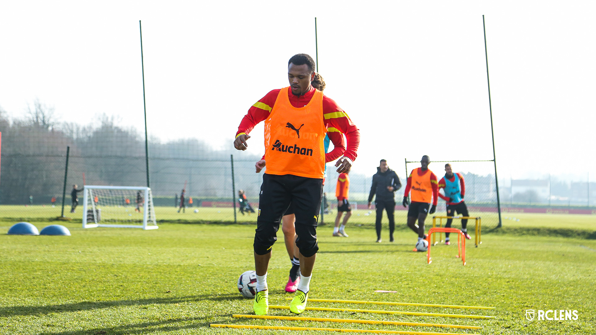 Entraînement RC Lens : Loïs Openda Entraînement RC Lens : Loïs Openda