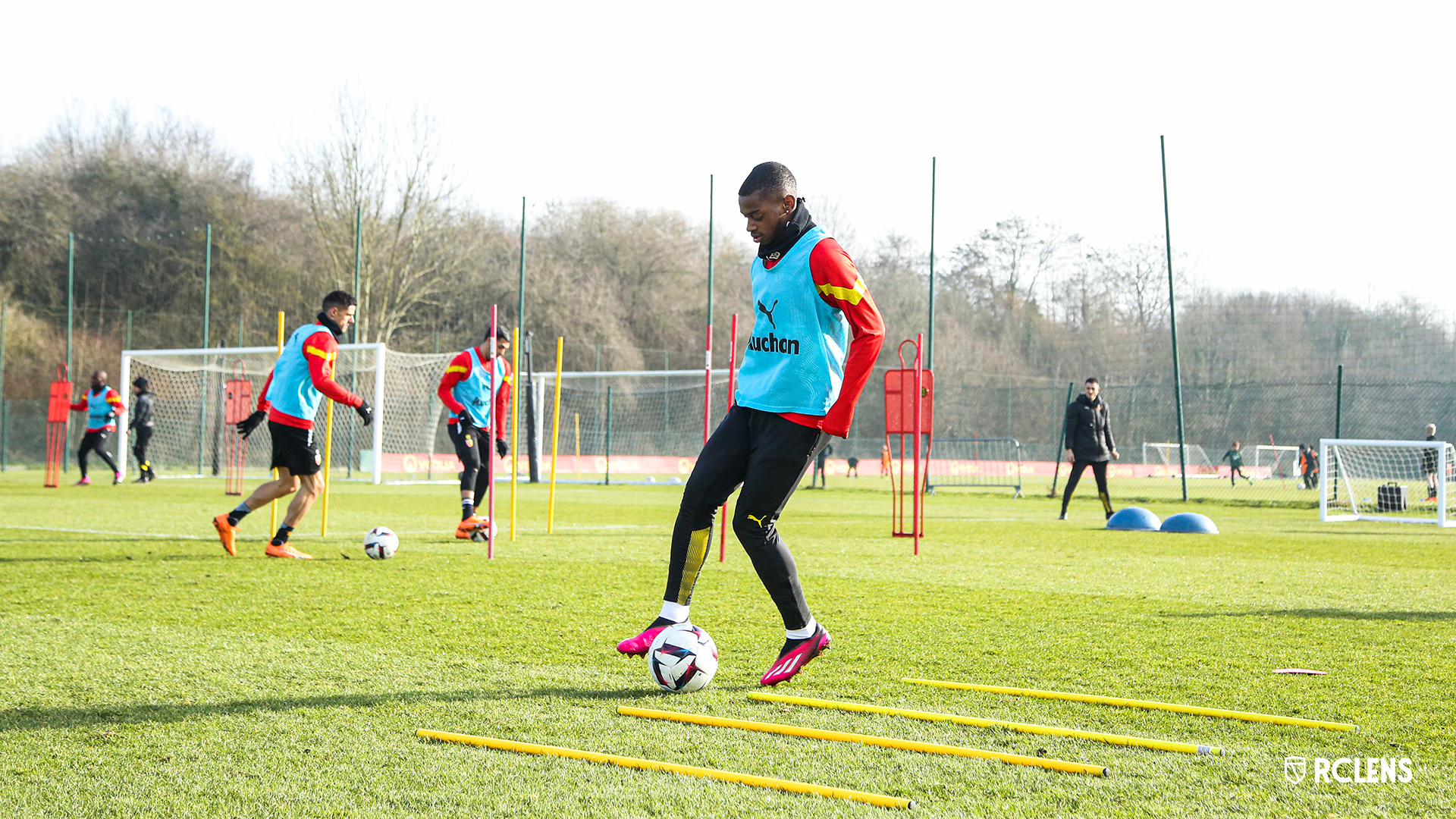 Entraînement RC Lens : David Pereira da Costa Entraînement RC Lens : David Pereira da Costa