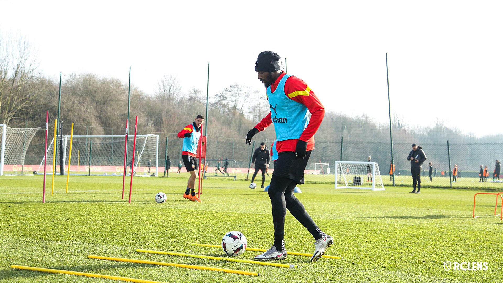 Entraînement RC Lens : Seko Fofana Entraînement RC Lens : Seko Fofana