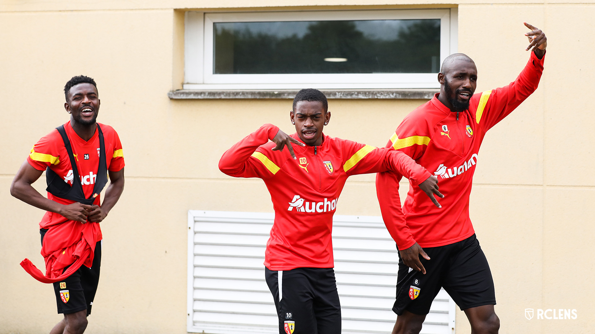 RC Lens : Salis Abdul Samed, David Pereira da Costa et Seko Fofana RC Lens : Salis Abdul Samed, David Pereira da Costa et Seko Fofana