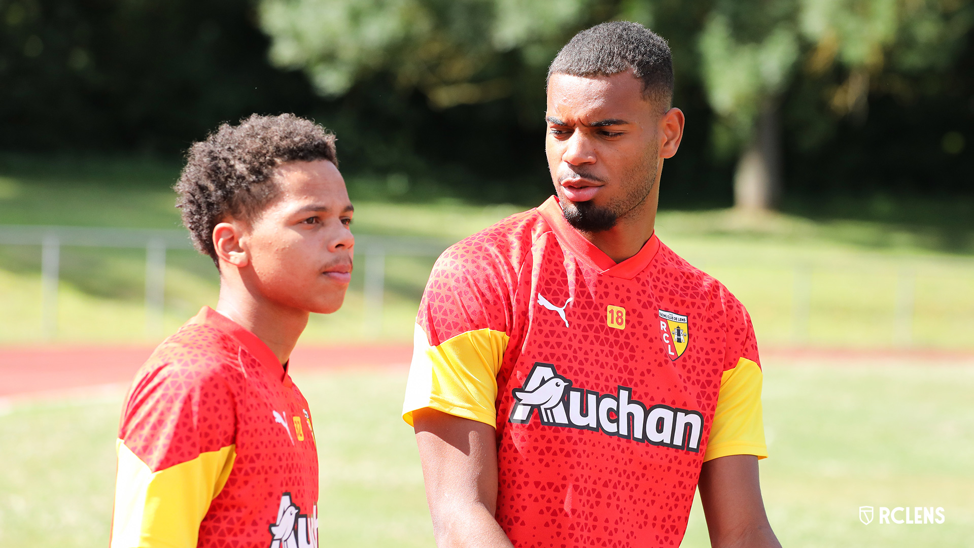 RC Lens : Ayanda Sishuba et Andy Diouf RC Lens : Ayanda Sishuba et Andy Diouf