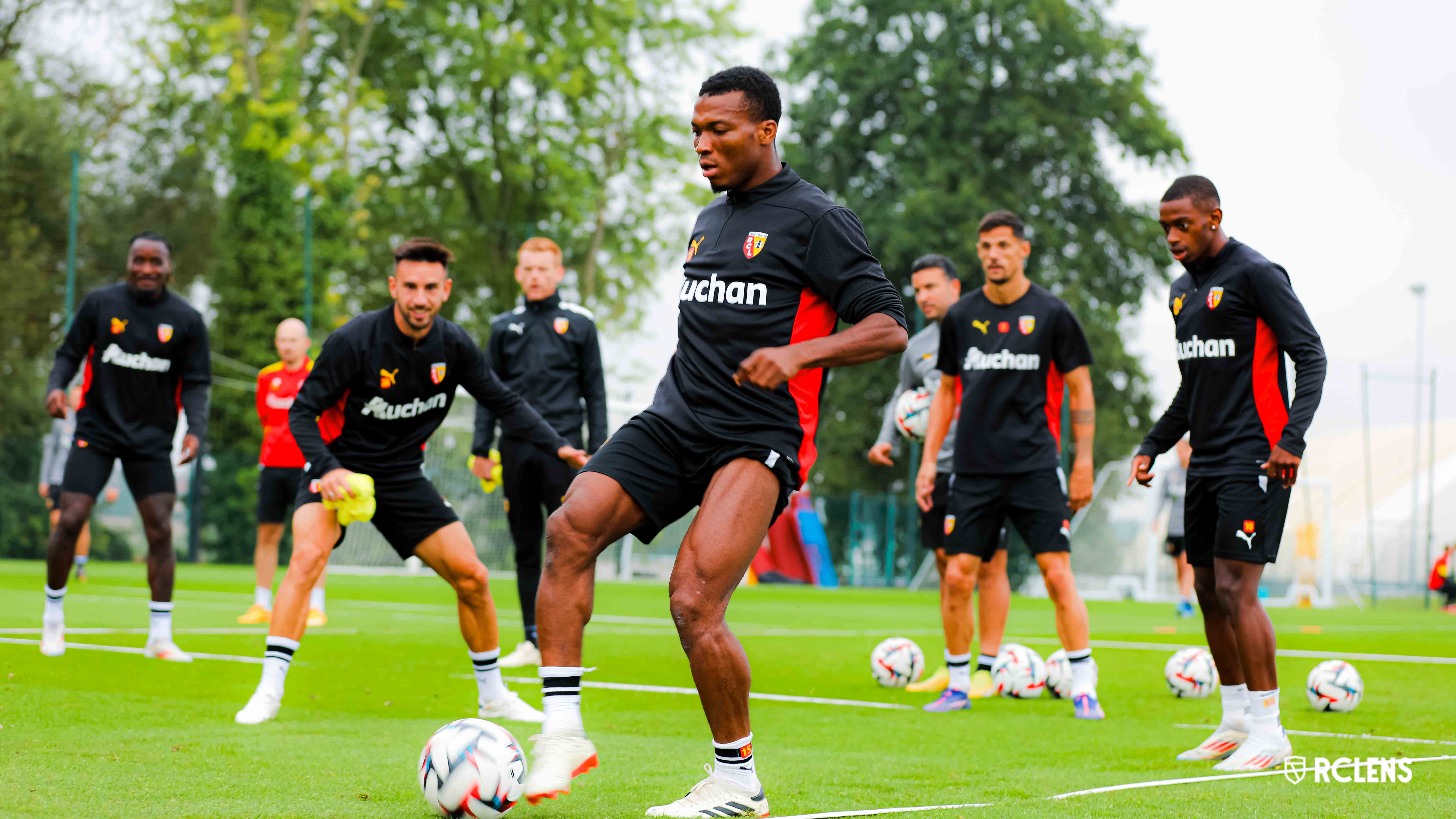 RC Lens entraînement : Hamzat Ojediran RC Lens entraînement : Hamzat Ojediran