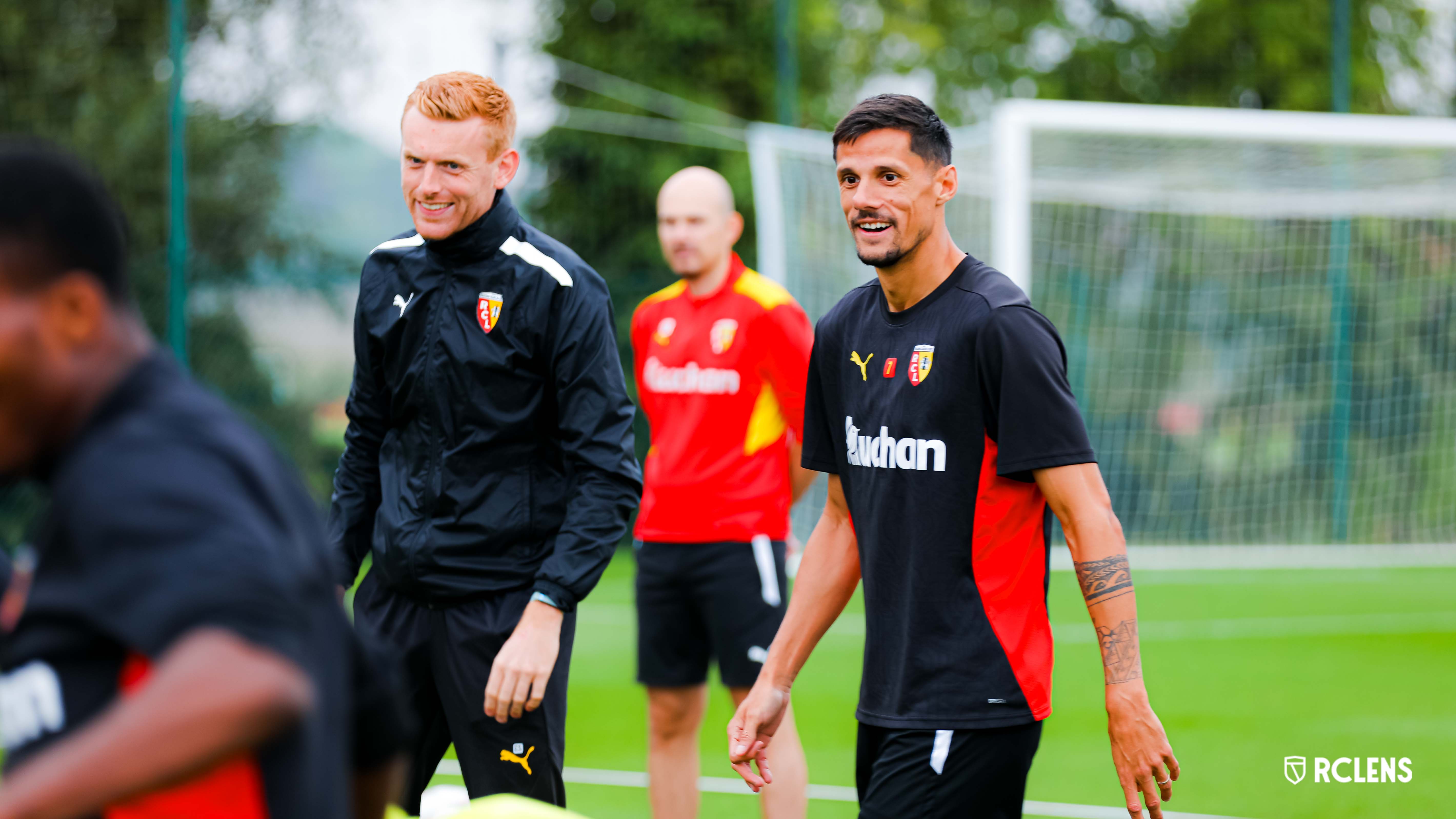 RC Lens entraînement : Edward Still et Florian Sotoca RC Lens entraînement : Edward Still et Florian Sotoca